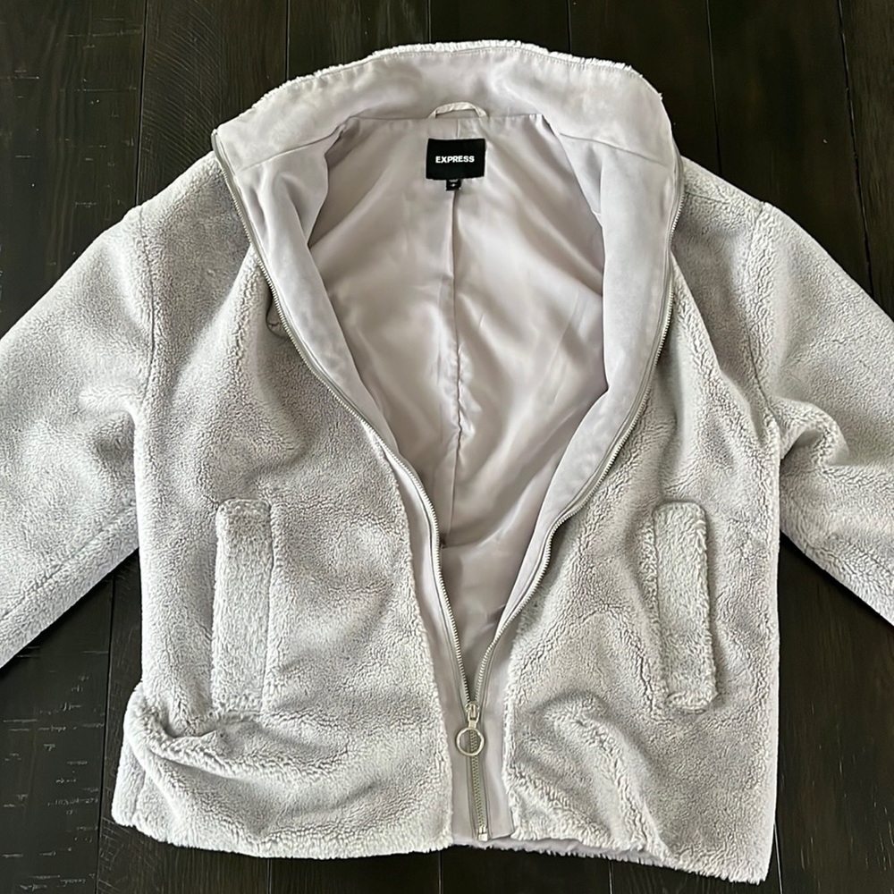Express faux fur jacket